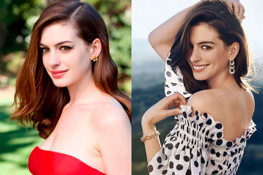 Anne Hathaway wears the lip tones that most favor those with white skin and give them light 3