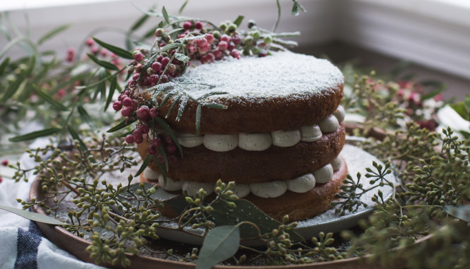 Sweet Potato And Ginger Cake With Vanilla Rum Buttercream 3