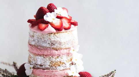 Roasted Strawberry, Lime & White Chocolate Layer Cake 21