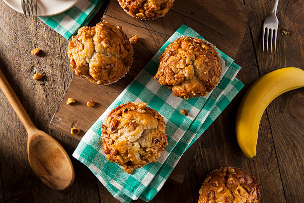 Banana and peanut butter muffins: Enjoyed sweet and savory 3