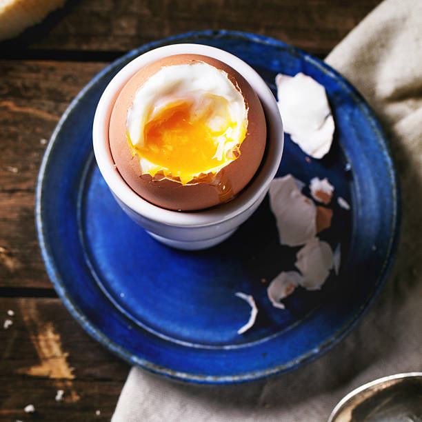 Is the soft-boiled egg cooked in hot or cold water? 3