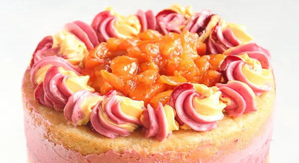 Peach Melba Cake 3