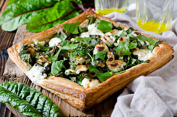 Puff pastry with wild mushrooms and crunchy fennel salad 22