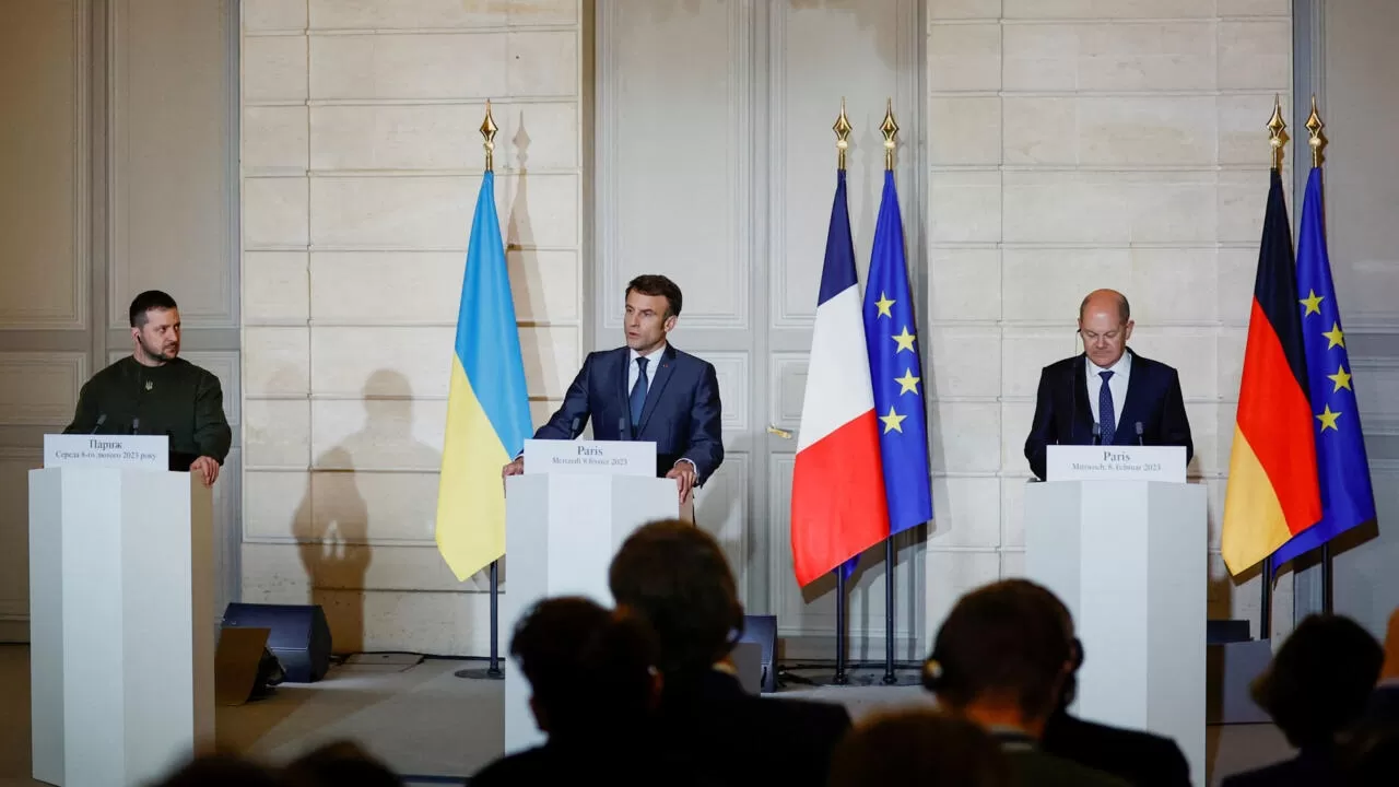 Zelensky on the Élysée: in finding the click convention within the presence of Scholz and Macron 3