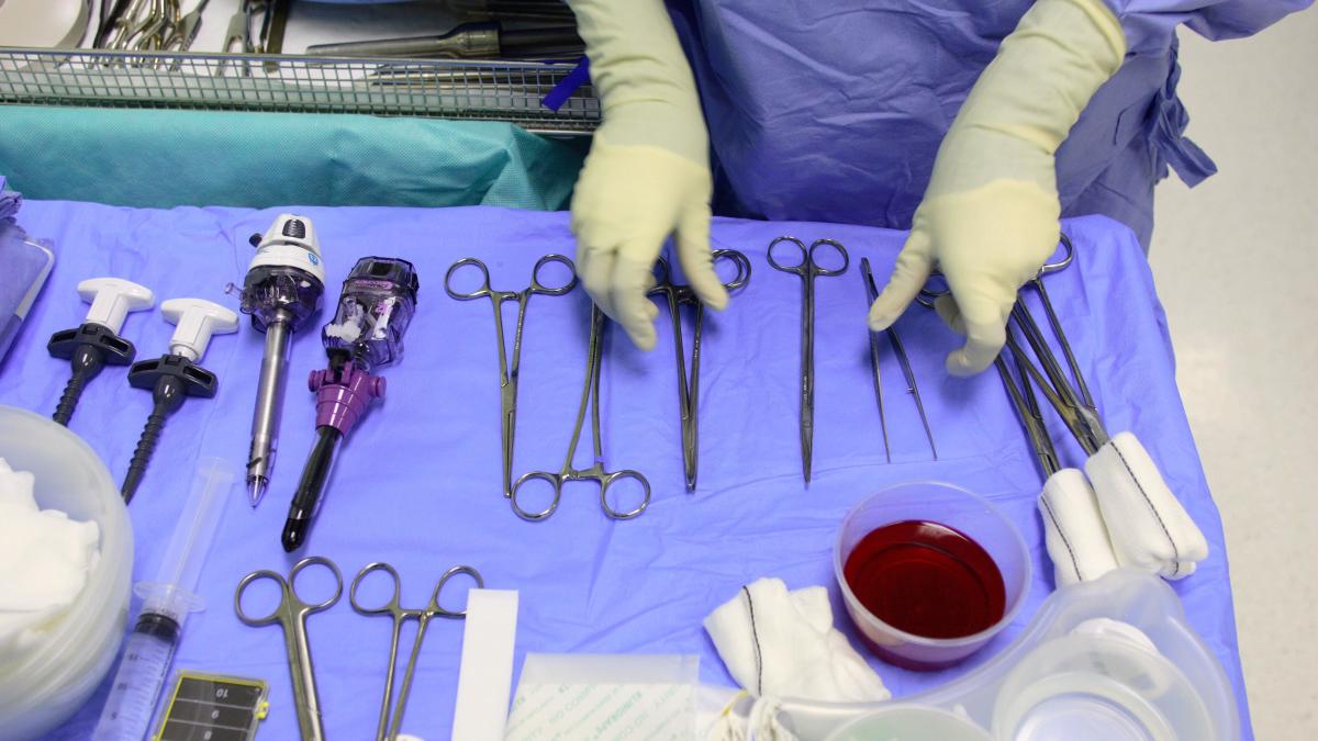 First UK affected person fitted with a pencap-sized sensor that sounds a middle failure alarm 15