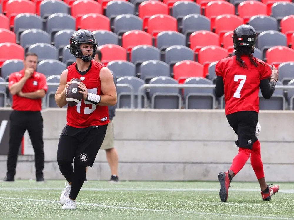 MARK: Redblacks QB Nick Arbuckle wanted to learn how to play “backyard football.” 7