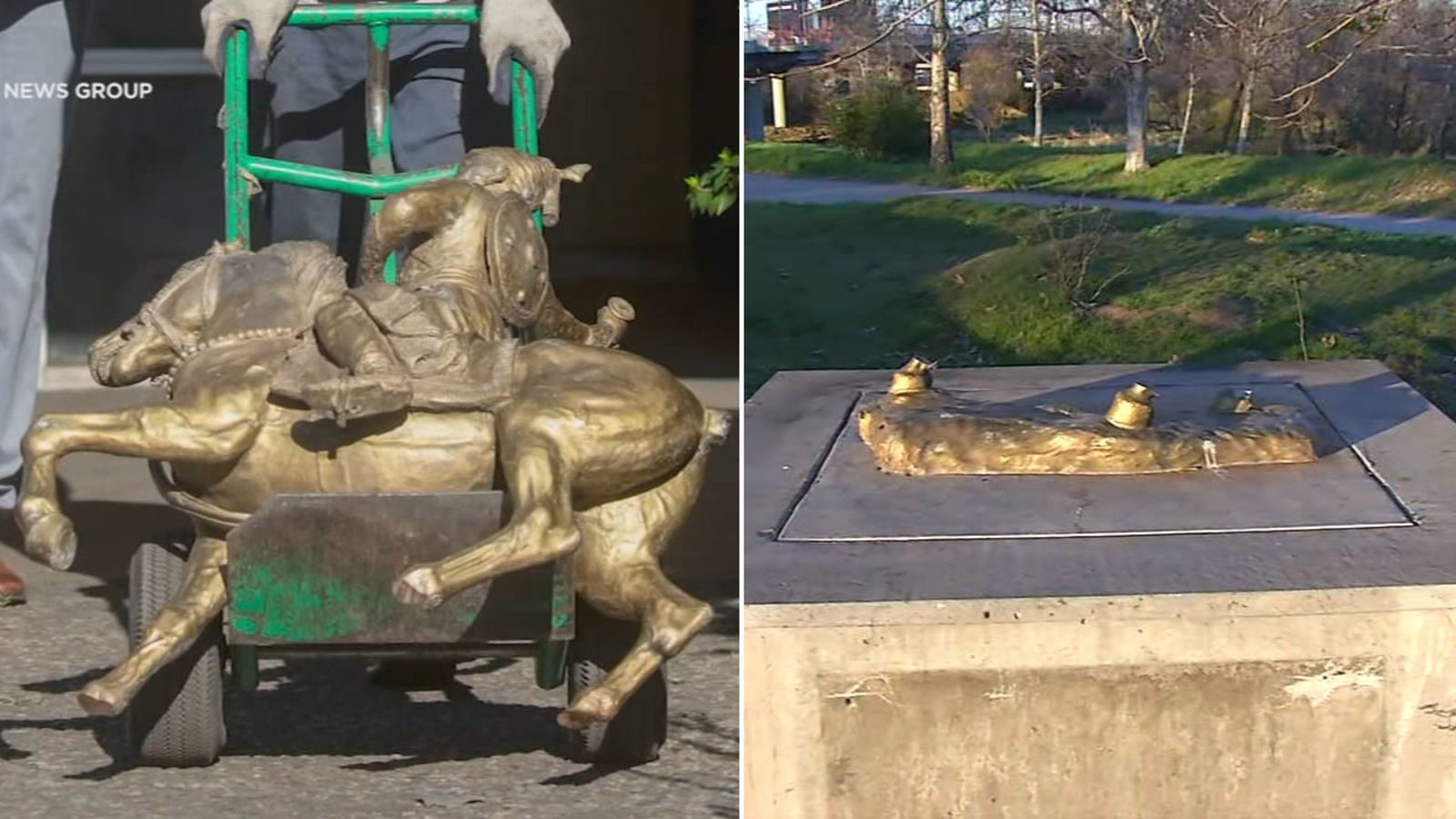 San Jose statue of Indian chief Chhatrapati Shivajii Maharaj discovered then being sawn off, stolen terminating week 9