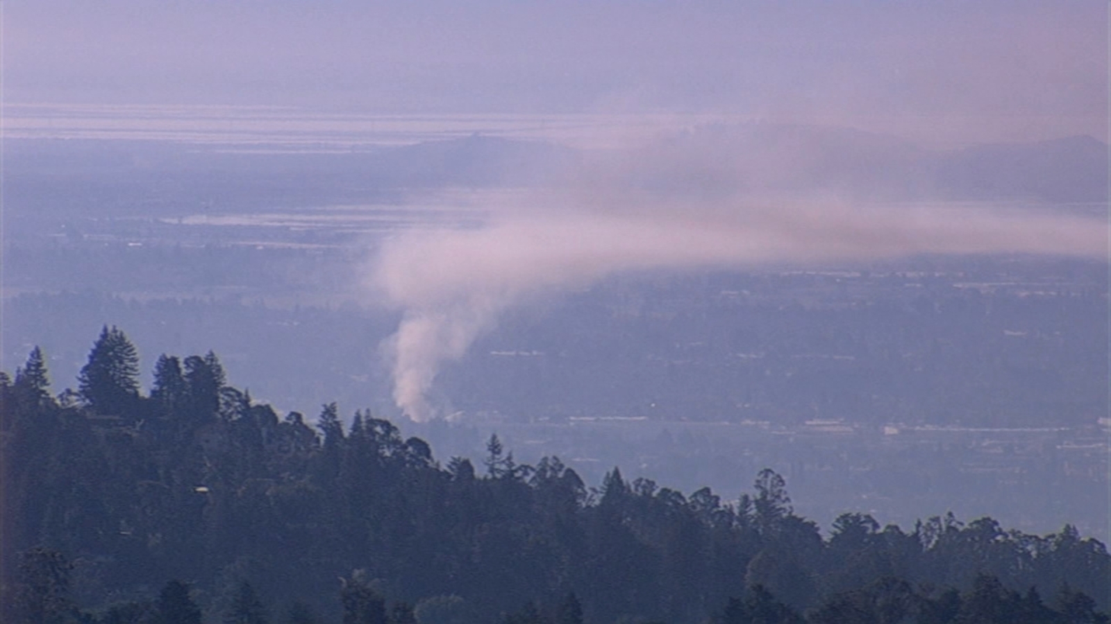 Crews battling a large fire in San Leandro, officials said 3