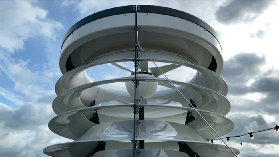 Skegness wind turbine attempt to light first pier in UK 3