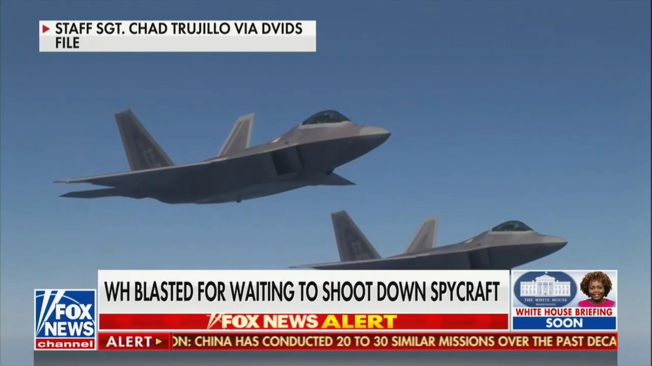 Fox News reports that the Pentagon blocked the Chinese spy balloon from collecting data from sensitive websites with “security protections, shields”. 3