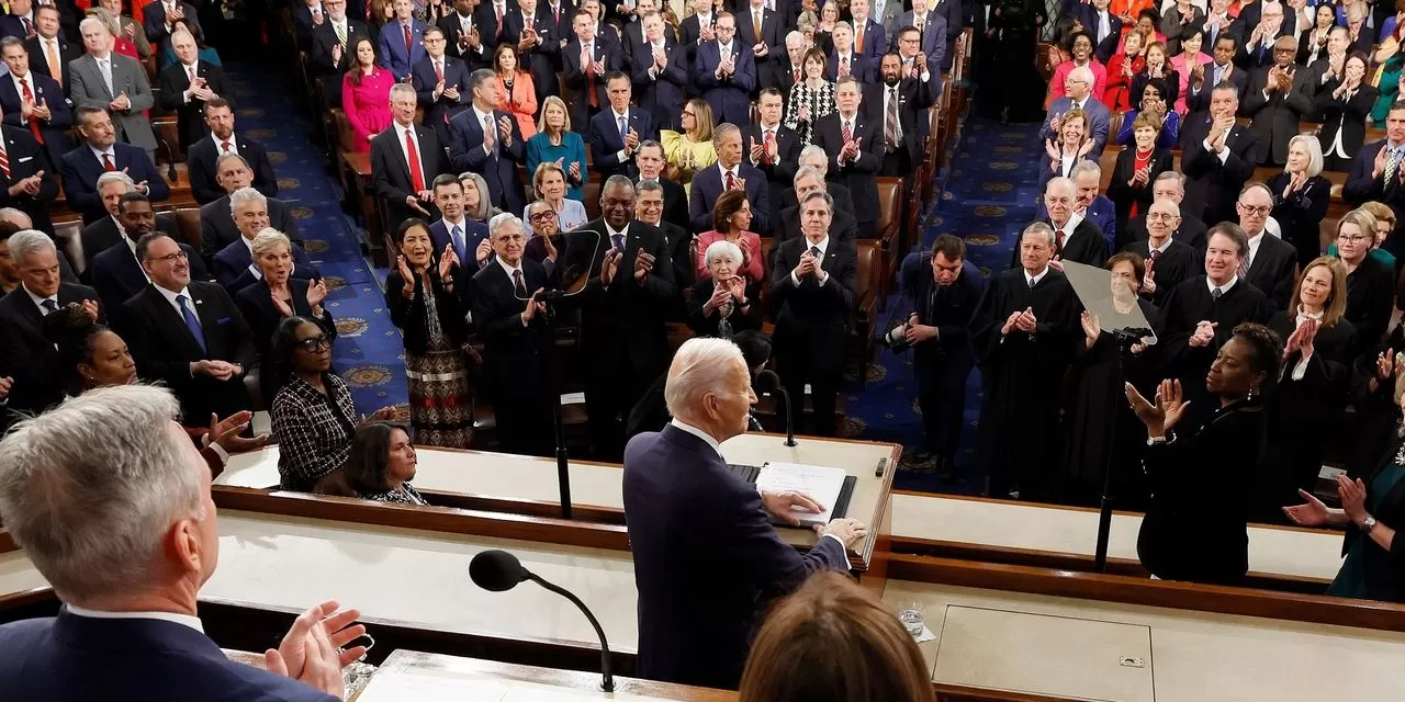 Biden pushes financial message then rowdy Order of the Union deal with 3