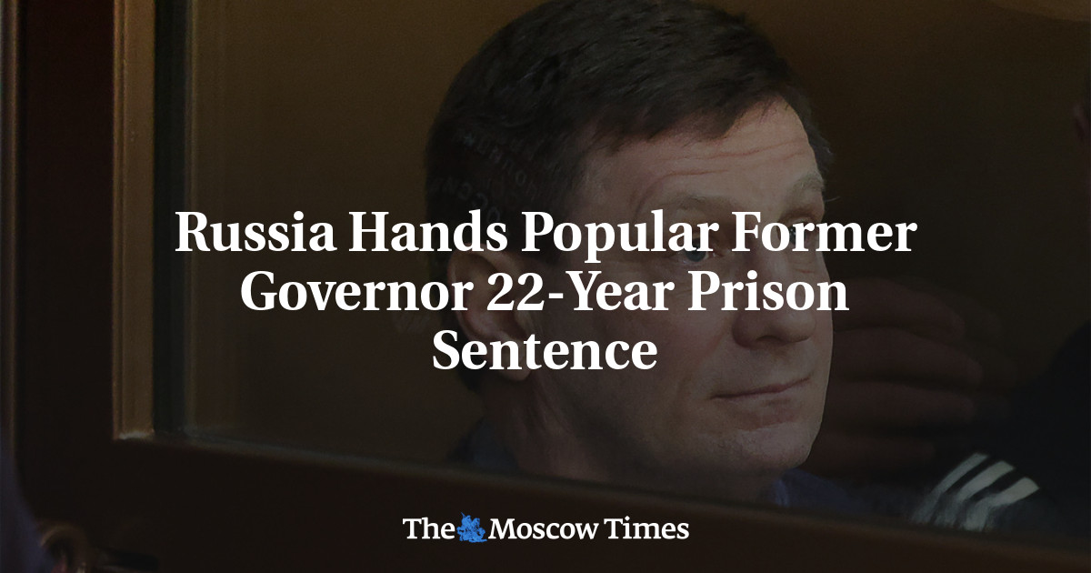 Russia sentences former common governor to 22 years in jail 3