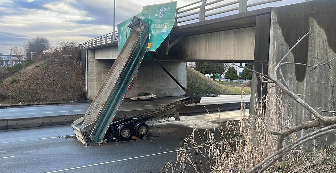 Tractor trailer slams into overpass in Richmond (PHOTOS/VIDEOS) Famousbio