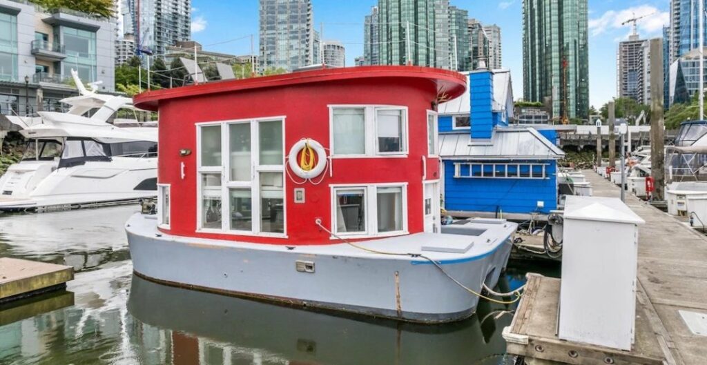 A Glance Inside of 420,000 Floating House for Sale in Coal Harbor