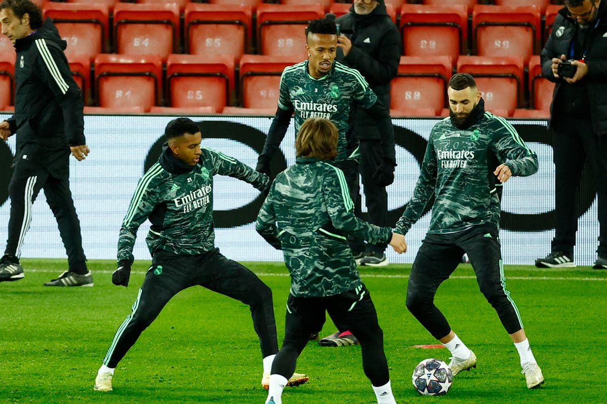 Karim Benzema pictured major injury training for Real Madrid ahead of Liverpool FC clash 13