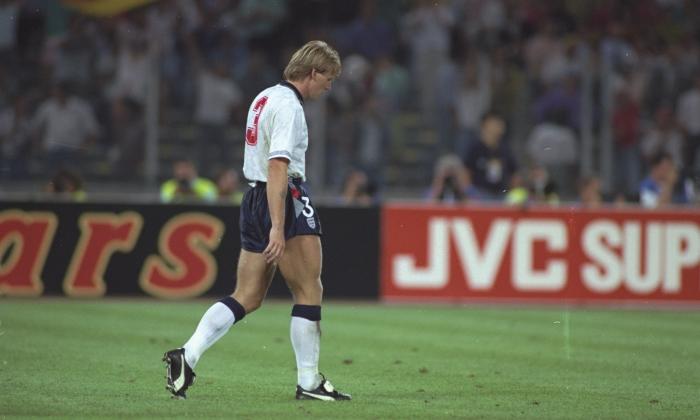 England legend Stuart Pearce silently stares at Simon Jordan when informed he bottled the International Cup penalty like Tottenham striker Harry Kane 3