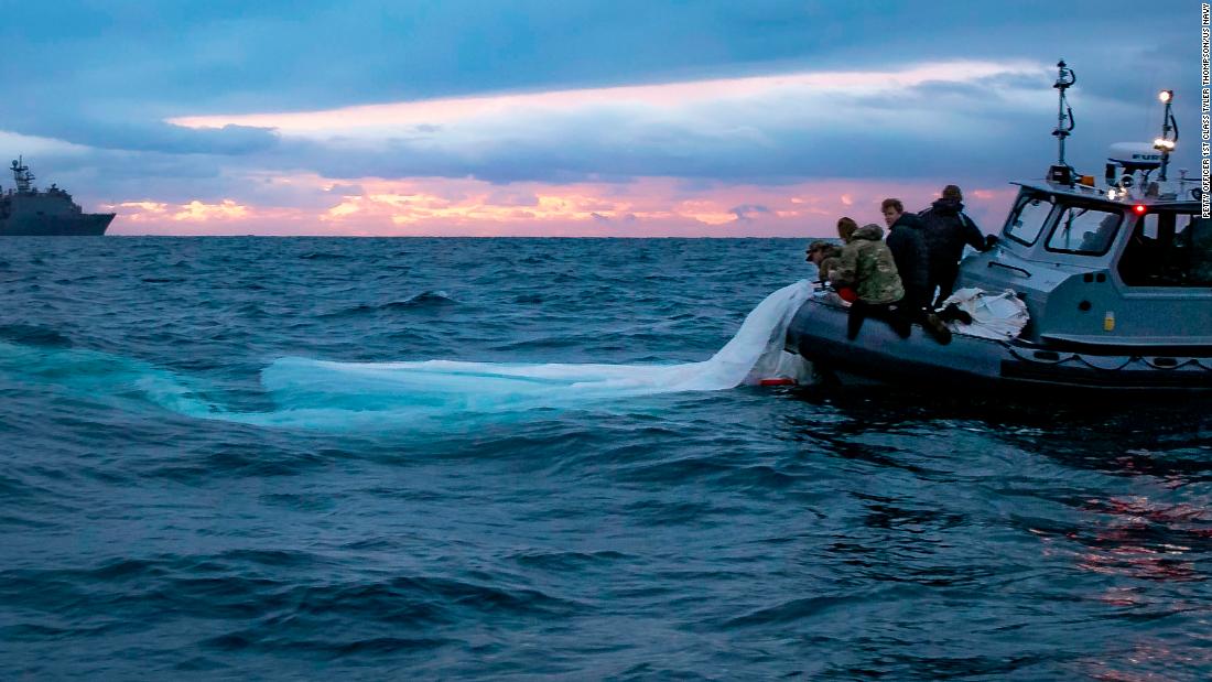 Closing suspected Chinese language undercover agent balloon 9