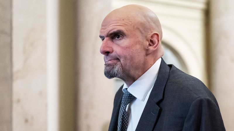 Fetterman used to be spared from medical institution in Washington, D.C. 3