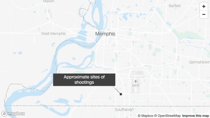 Memphis shooting: 1 dead, 10 injured after two shootings that police believe are linked 5