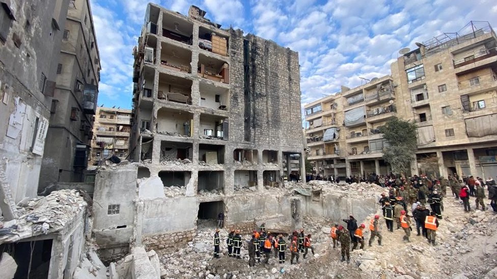 Inside of Aleppo: BBC sees ruination nearest quake 13