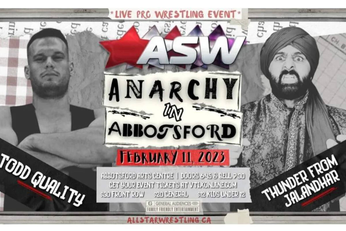 "A Night of Non-Stop Action: All Star Wrestling's Anarchy at Abbotsford Hits the Mat this Saturday" 3