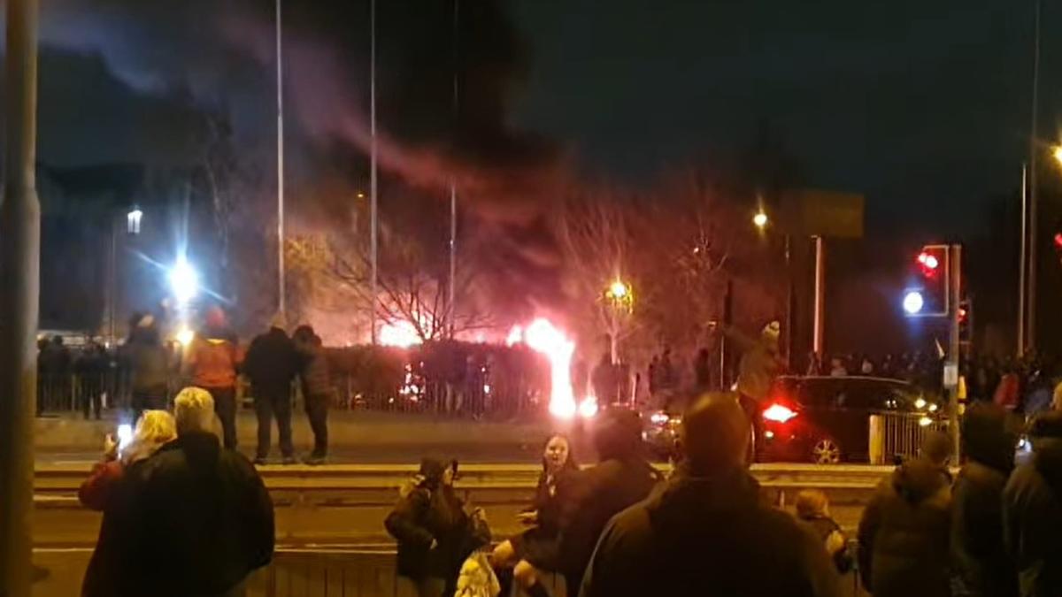 3 arrested in anti-refugee protests amid “shocking scenes of violence”. 9