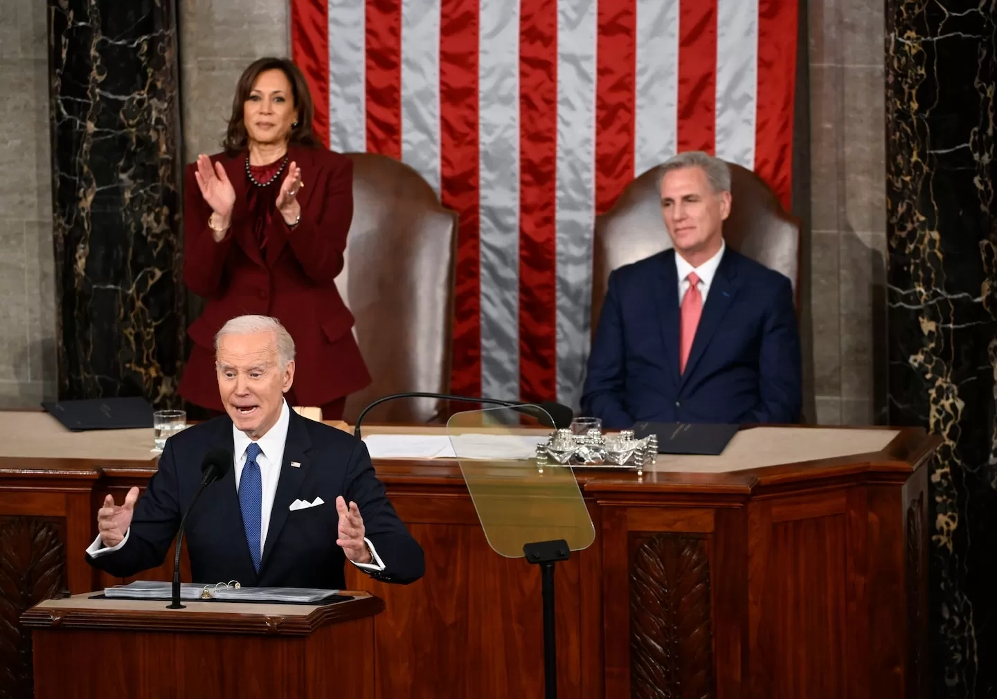 McCarthy excuses Republicans who heckled Biden at Climate of the Union 9
