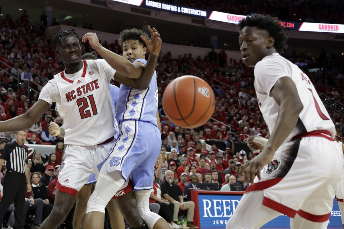 Joiner, No. 23 NC State, pulls away late to beat rival UNC 3