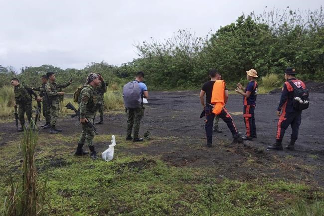 High-risk volcano search for Filipino plane with 4 on board 1