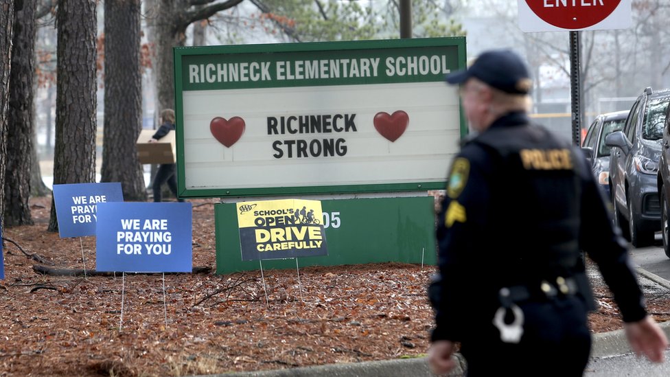 A six-year-old who shot his teacher is said to have attacked another 3