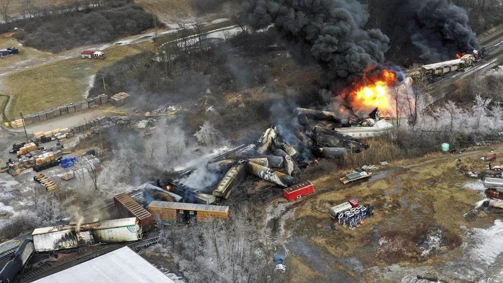 Citizens can go back when the air is deemed preserve from derailment 3