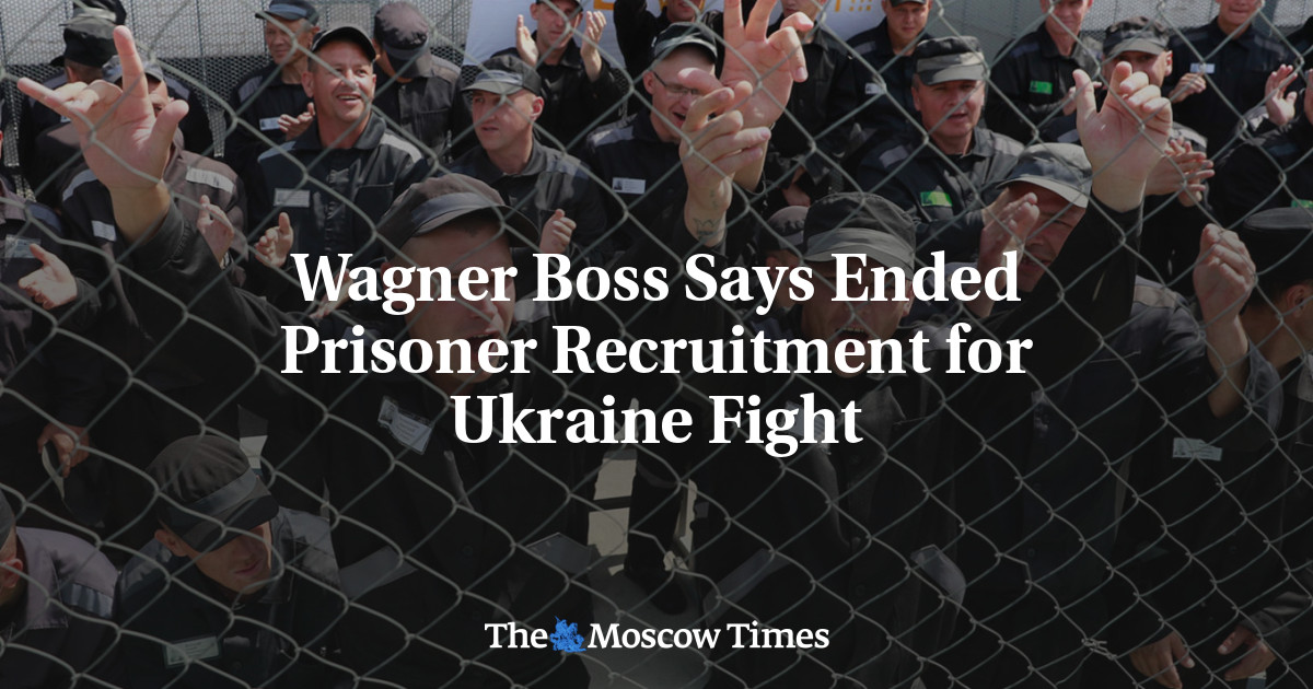 Wagner Boss says finish to recruitment of prisoners for struggle in Ukraine 5