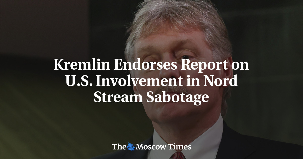 Kremlin endorses file on US involvement in Nord Wave sabotage 3