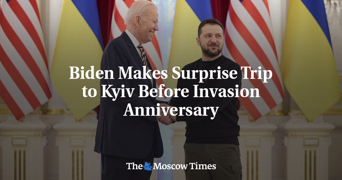 Biden makes surprise trip to Kyiv ahead of invasion anniversary 1