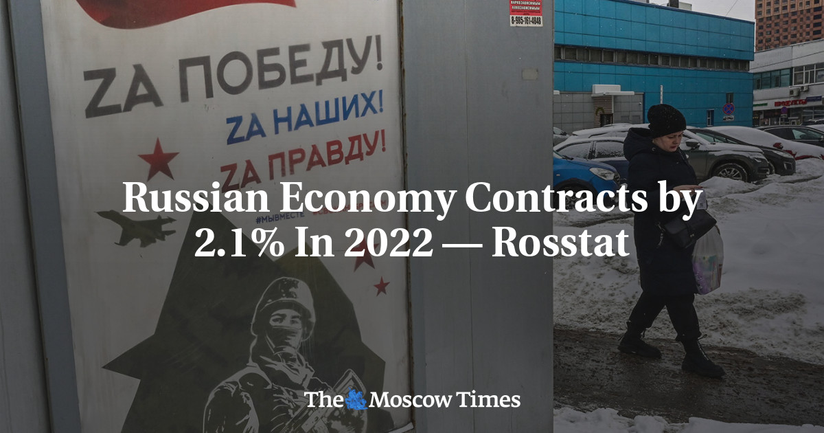 Russian economy shrinks by 2.1% in 2022 — Rosstat 3