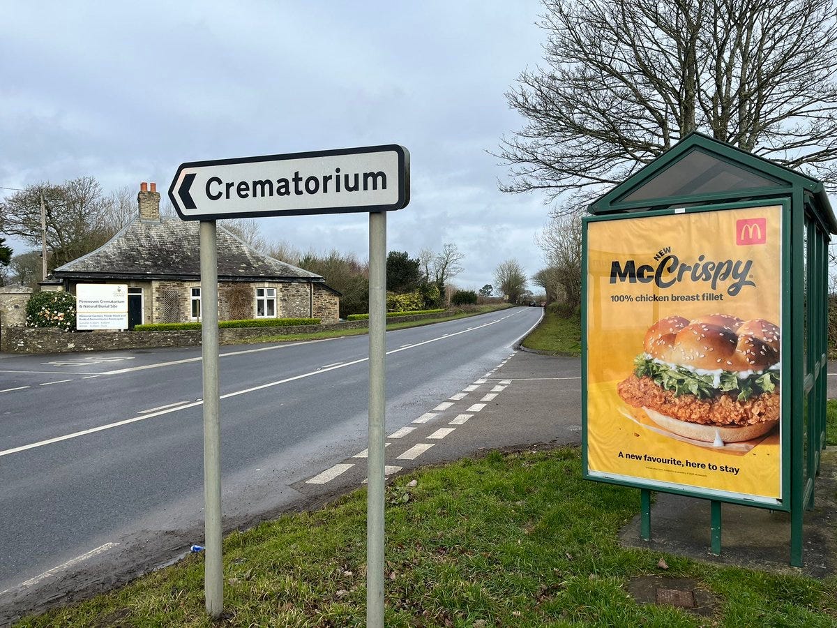 McDonald’s says it'll take away a McCrispy advert throughout from a crematorium it has referred to as ‘tasteless’ 3