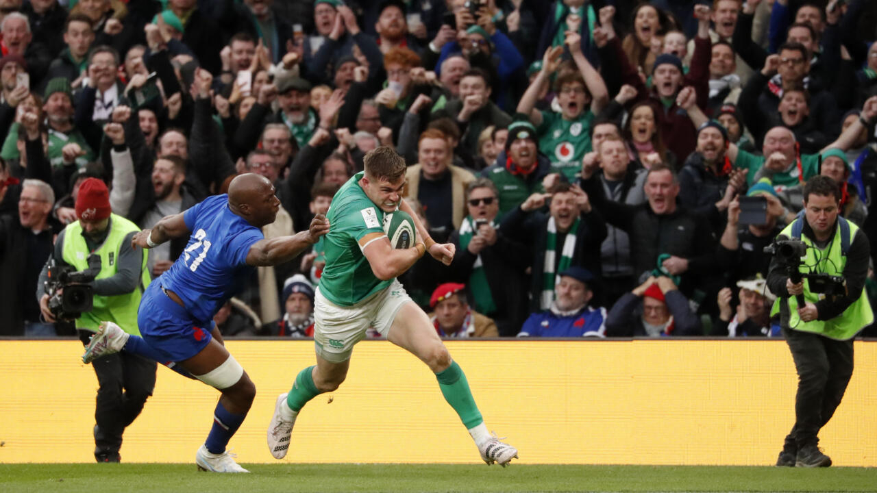 the XV of France bows in Eire 3