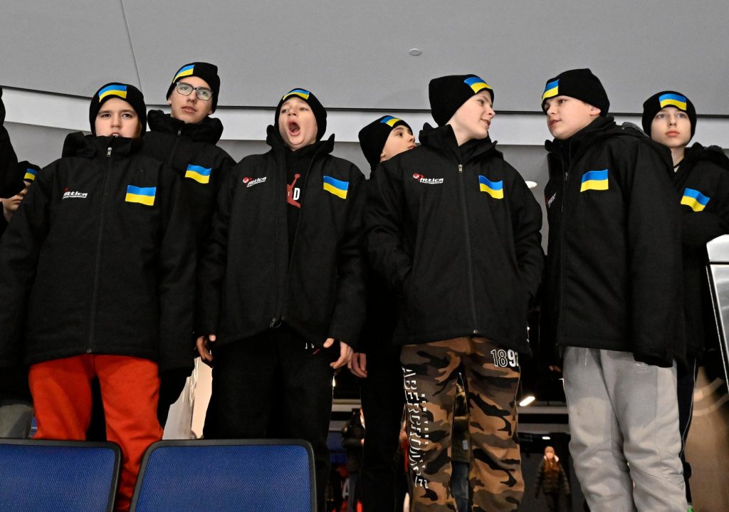 Ukrainian boys crew embraces respite from horrors at house 7