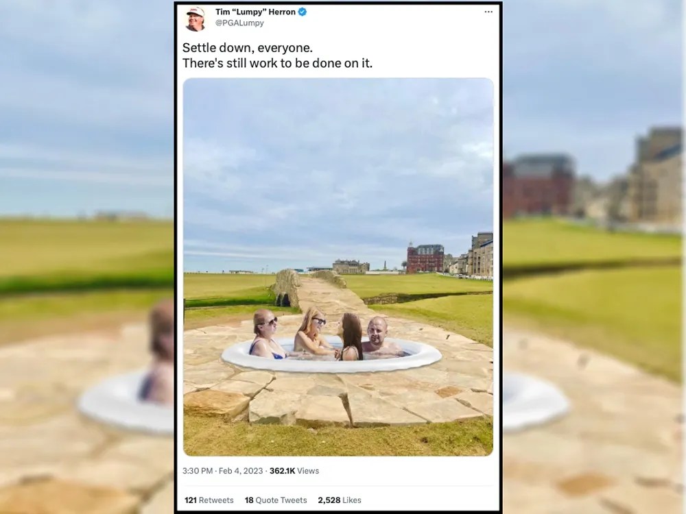 McCARTHY: Phew! Patio season is over on the Old Course 11