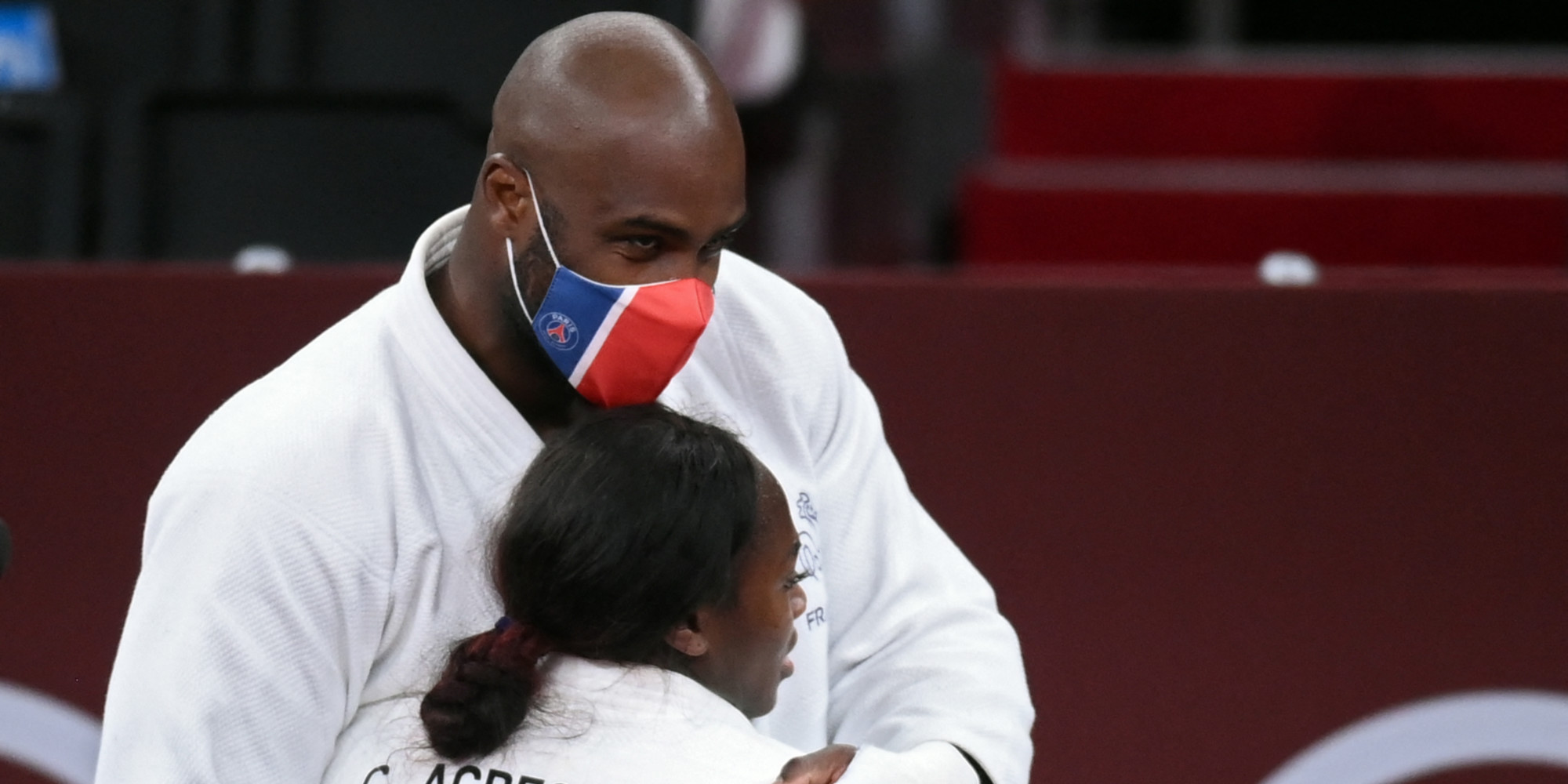 Teddy Riner and Clarisse Agbegnenou decided on to walk to Doha 13