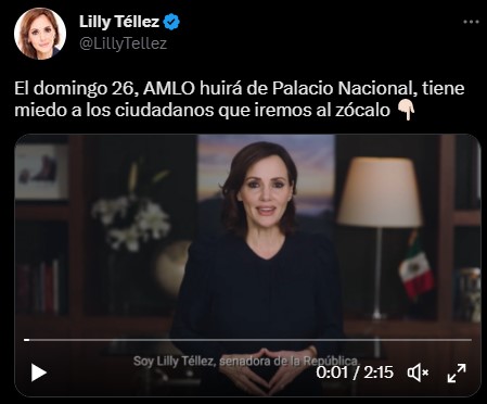 Lilly Téllez announced that Morena “prepares the great electoral robbery” with the approval of Plan B 13