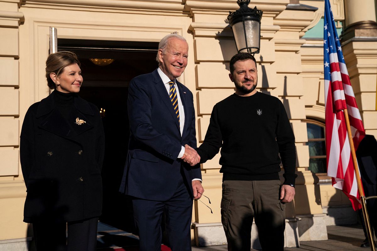 Biden makes surprise visit to Kiev to show support ahead of anniversary of Russian invasion 11