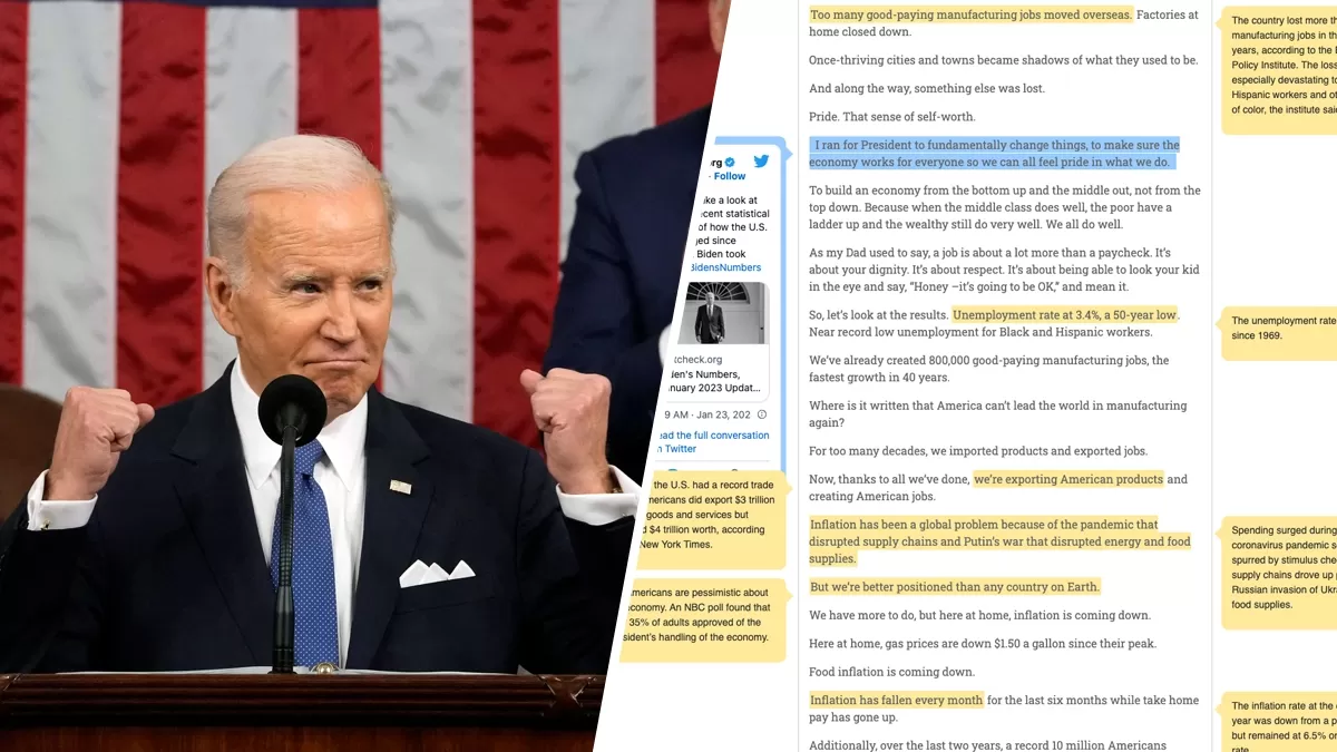 Does Biden’s Surrounding of the Union Accent Have compatibility the Information? – NBC Chicago 5