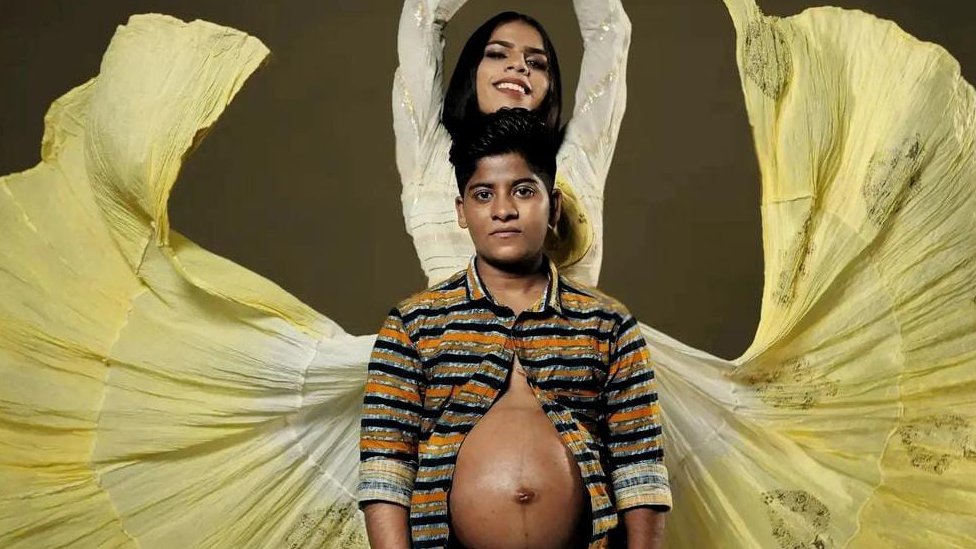 "Celebrating Love and Parenthood: An Inspiring Story of an Indian Transgender Couple's Journey to Parenthood" 1