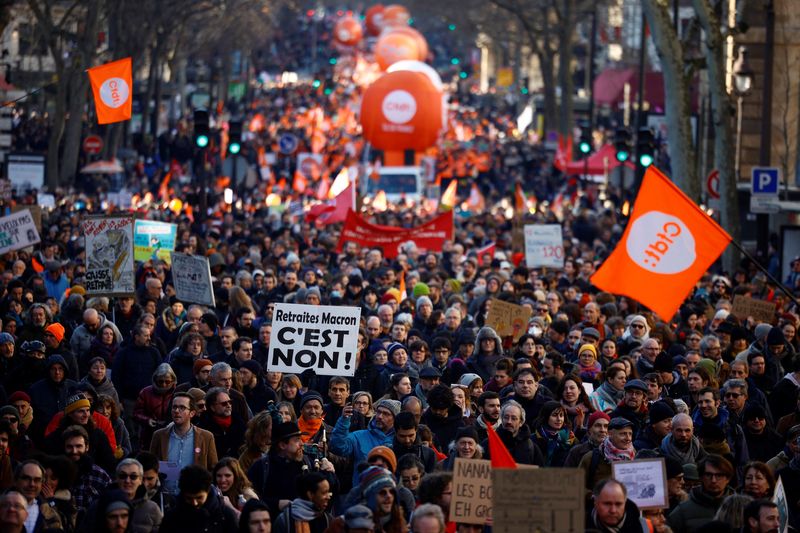 Protests throughout France to check govt’s get to the bottom of to reform pensions 23