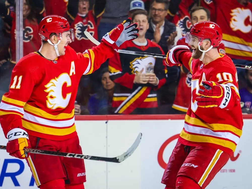 SNAPSHOT: Huberdeau stars, Flames win in OT 3