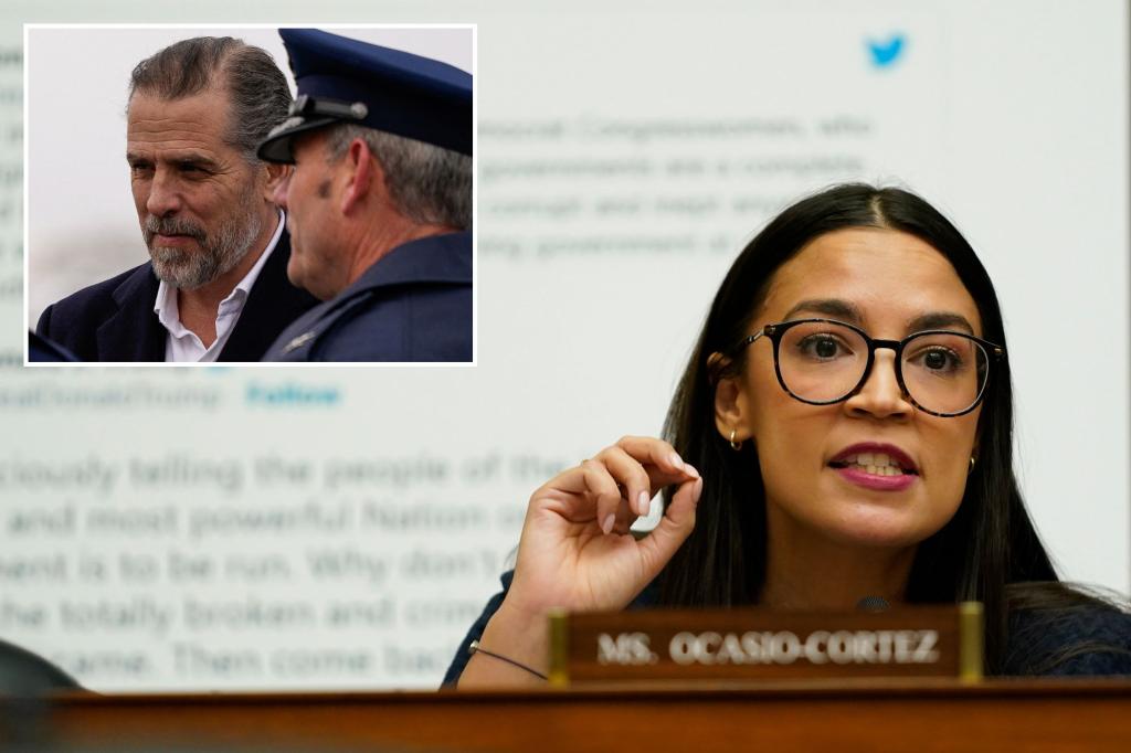 AOC is spreading disinformation about Hunter Biden – and we 3