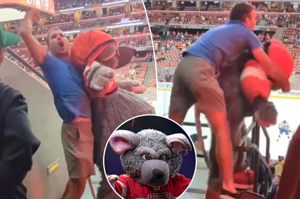 Florida Panthers examine combat between Lightning fan and mascot 3