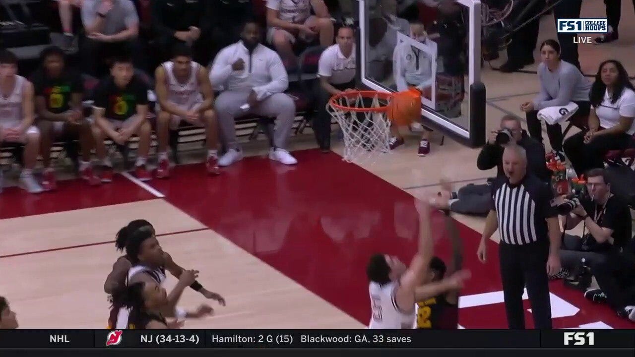 Michael O’Connell hits a difficult layup plus a nasty as Stanford extends top over Arizona Condition 19