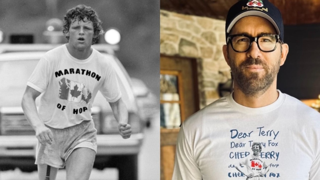 Ryan Reynolds works with the Terry Fox Foundation 3